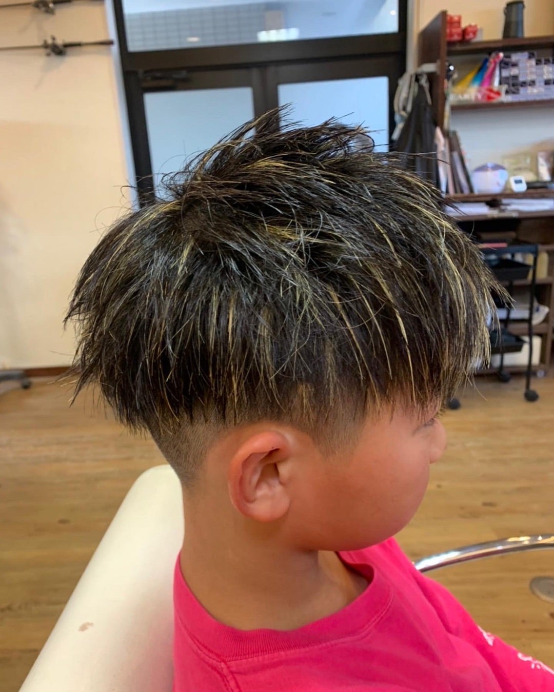 短髪とメッシュのスタイルで卒園式を迎えよう