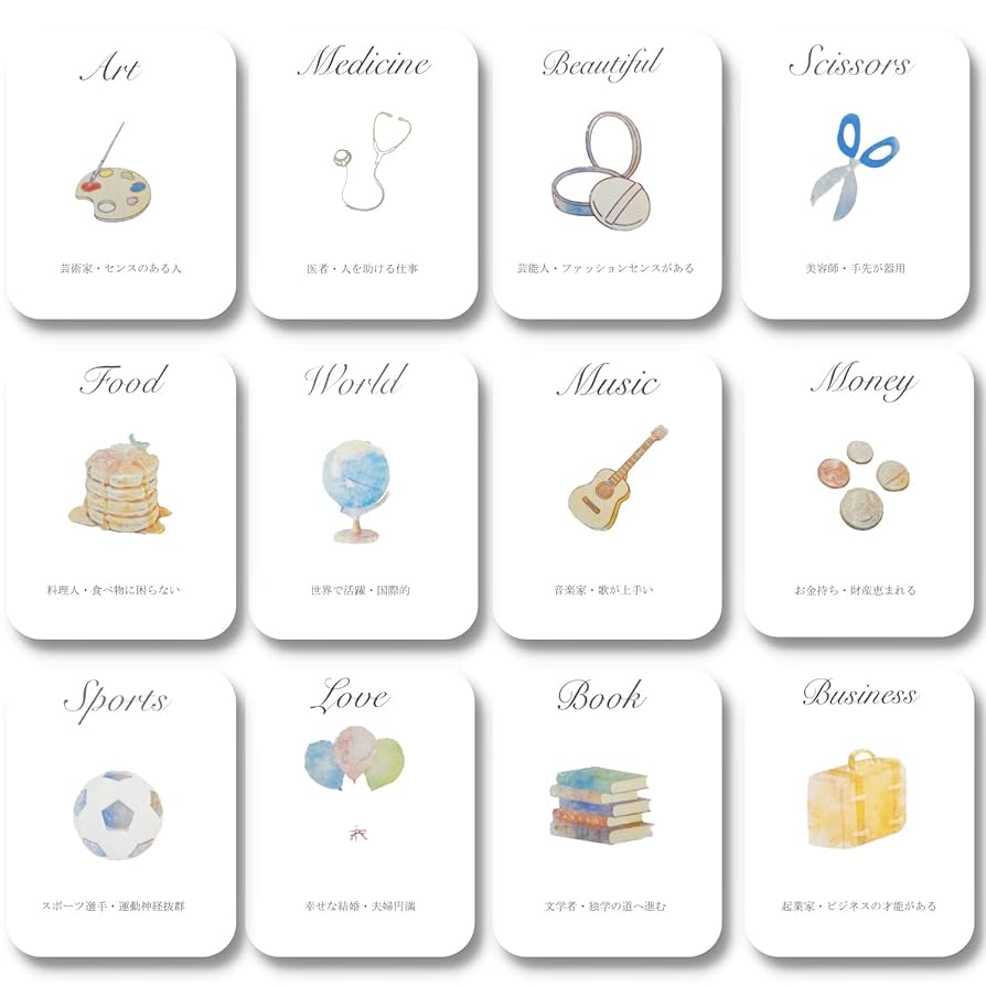 楽天市場 選び取りカードセット 職業別 Girl 12種類＋台紙付き 1歳 誕生日 お祝い 記念日 かわいい おしゃれ ギフト オリジナル 誕生日プレゼント 特別 思い出 メモリアル ガール 女の子 バースデー 赤ちゃん 子供 ベビーグッズ 名入れ 名前 : 家庭雑貨 三ツ星百貨店