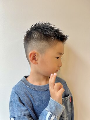 こどもの髪型 マッシュウルフチョキ友こども専門美容室チョッキンズキッズサロンCHOKKIN'S