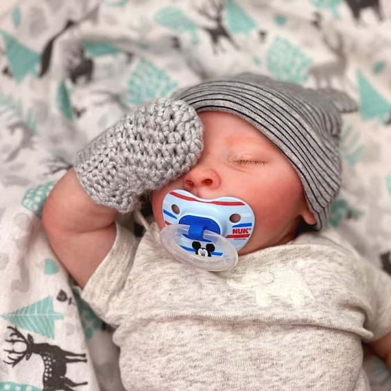 簡単🎵ベビーミトンの編み方🌼かぎ針編み🌼