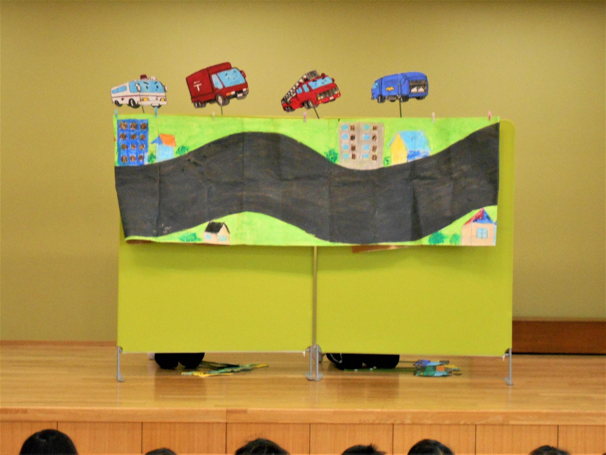 パネルシアターとお誕生会大湊保育園