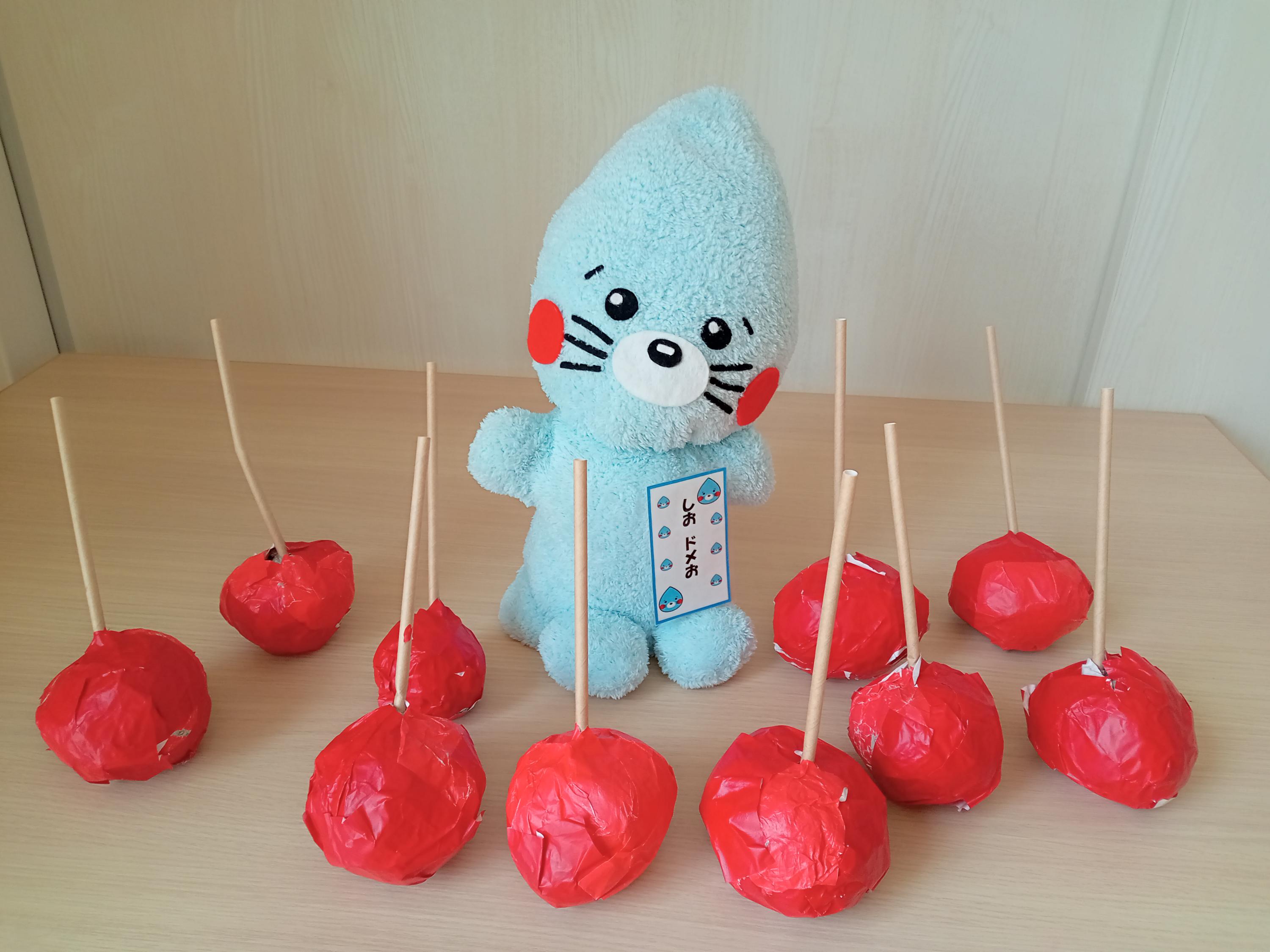 夏祭り りんご飴-工作 ASOPPA！レシピ - あそっぱ