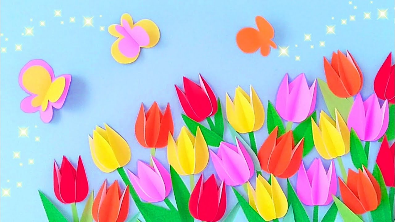 簡単♪謝恩会の壁飾りに「画用紙のちょうちょ」&あんふぁん