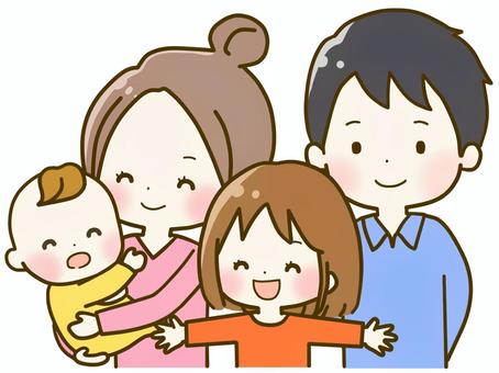 可愛い家族イラスト無料イラスト・フリー素材なら「イラストAC」