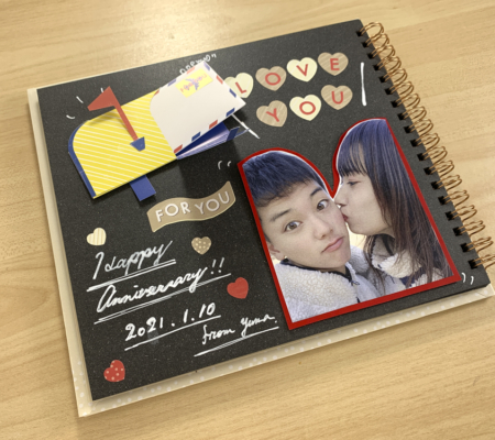 記念日 手作りアルバムアルバムキッチン