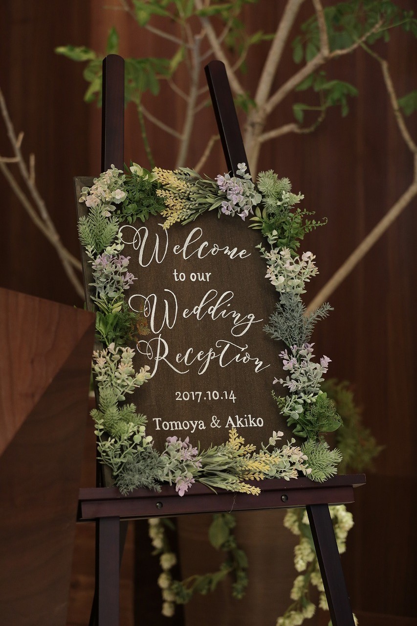 ウェルカムボードとして使えるタペストリー💐 結婚式後もインテリアとしてお部屋に飾って頂けますコッパースタンドウェルカムボードタペストリー結婚式結婚式準備