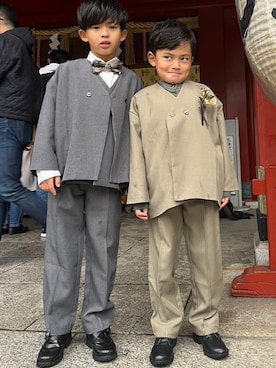 男の子 七五三のおすすめの髪型・ヘアアレンジを紹介！ツーブロック・オールバックなど - ハピリィフォトスタジオ