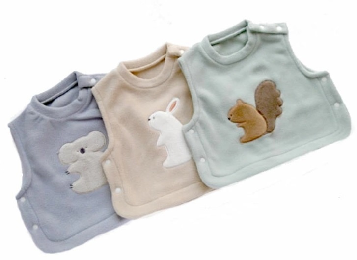 ベビーガーターベスト レシピリバティ 生地、編み物、刺繍、刺し子のことなら ホビーラホビーレ