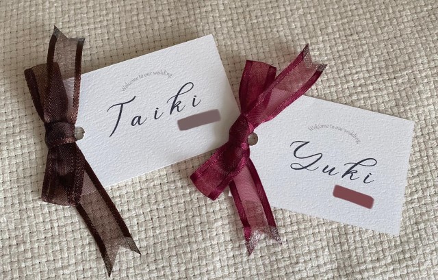 感謝が伝わる♪ 結婚式の「席札メッセージカード」の書き方&文例集ゼクシィ