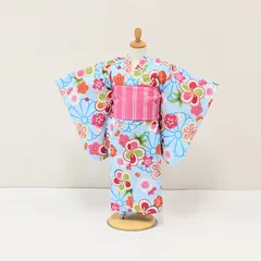 花柄着物セット 120cm 子供浴衣 こどもゆかた 子供ゆかた 古典柄 旅館 浴衣セット キッズ キッズゆかた 子供 浴衣 女の子浴衣 １１０ １２０１３０ モダン レトロ 花柄 親子セット 送料無料 -アンココン～UNCOCON～ - プレゼント＆ギフトのギフトモール