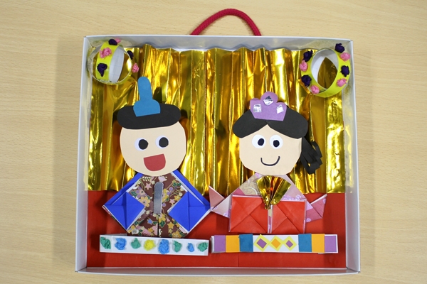 ひな祭り おひなさま 雛人形 画用紙 壁面製作 装飾 飾り 製作キット 保育園