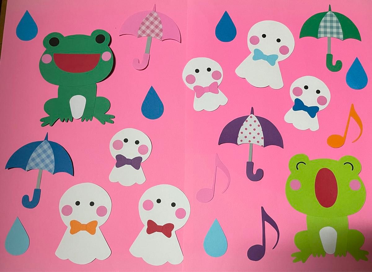 てるてる坊主壁面 製作TikTok