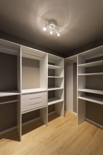 1階で着替えを完結したいので、ファミリークローゼットを1階の主寝室