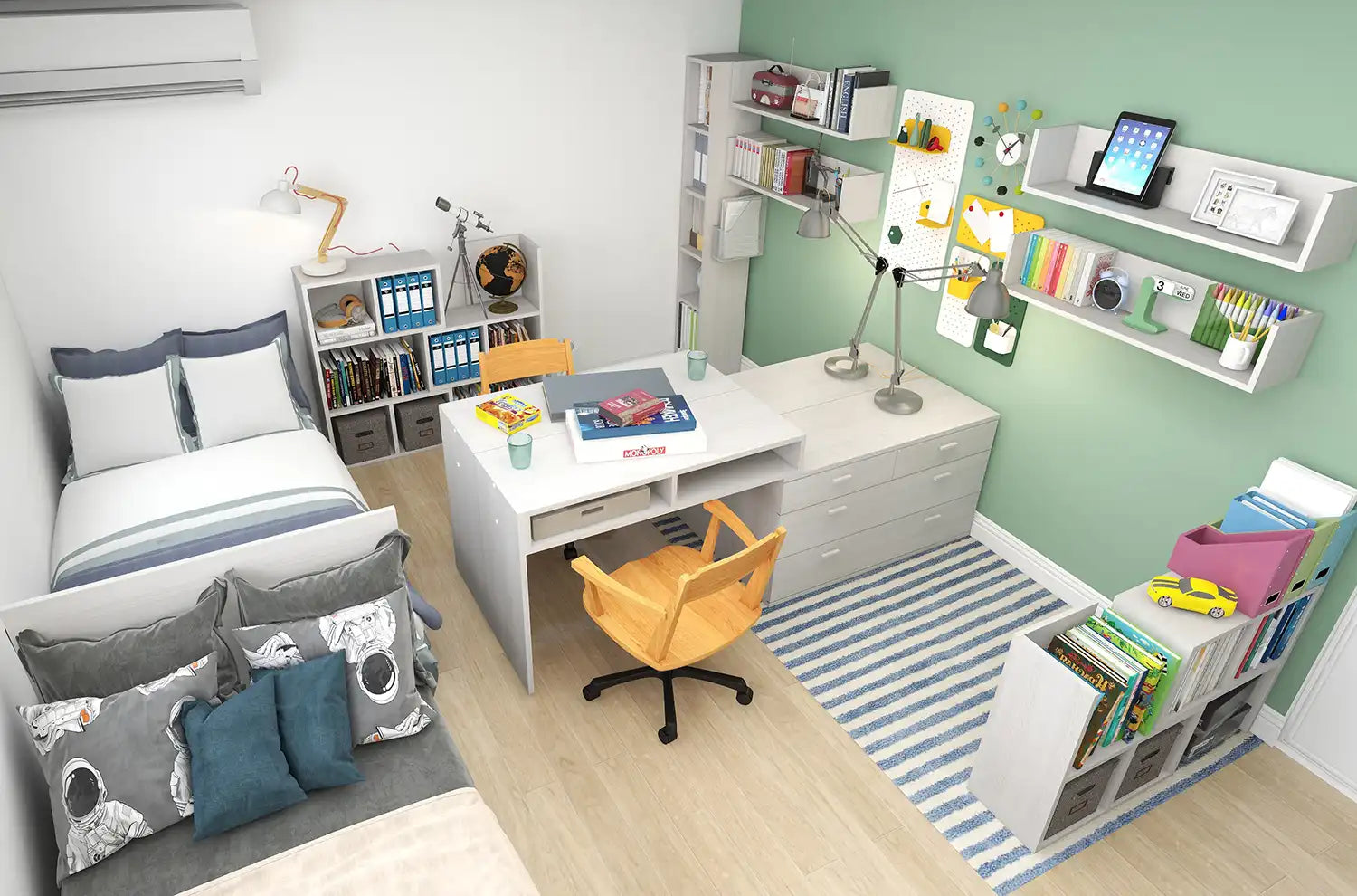限られたスペースを活かす!子ども部屋収納のスマートなコツ - オーダー家具、インテリア通販のアーネインテリア 公式