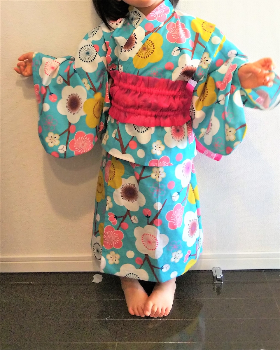 子供浴衣の作り方 寸法と裁断 はじめての和裁応援します着物仕立て装々 ～sousou日記～