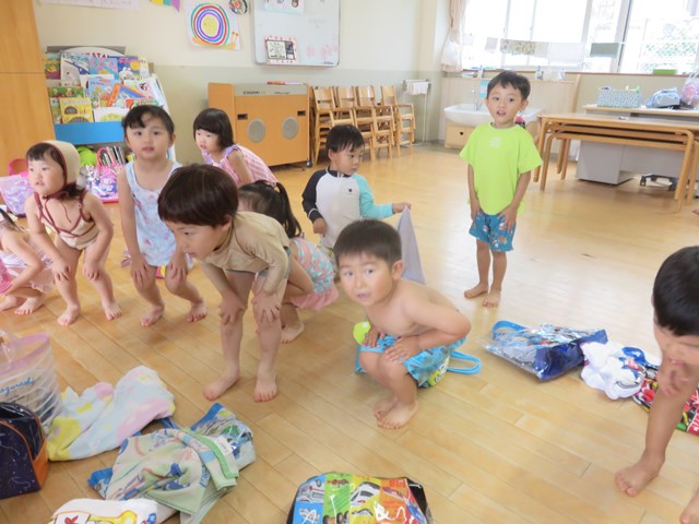 プールに入る前に‼️社会福祉法人 大潟福祉会