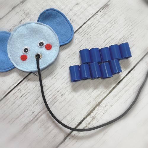 マスターキッズ・大きなひも通しセット・60ピースマスセット