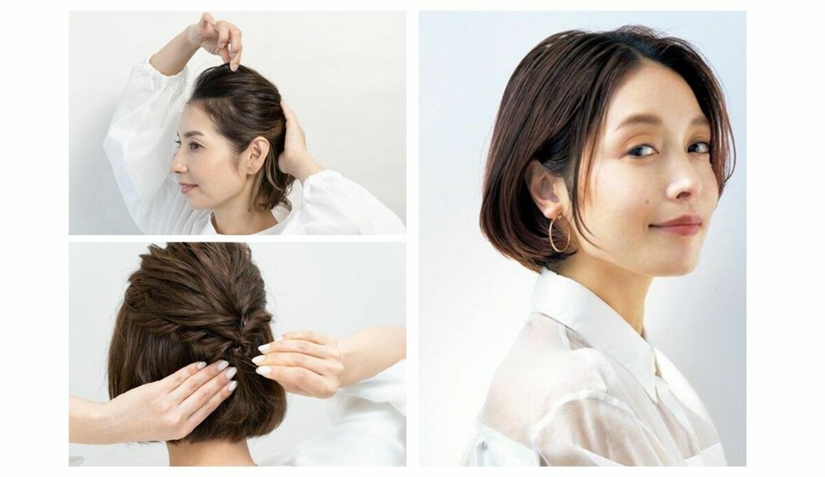 結婚式ショートヘアアレンジ☆美容室BELL