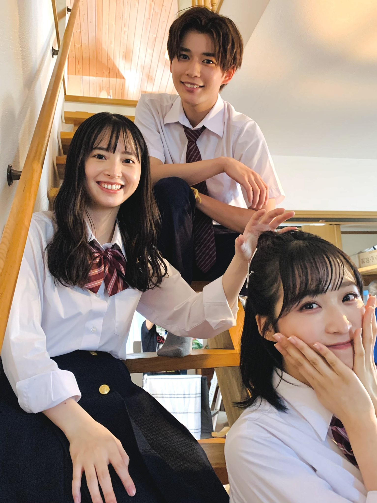 パパムス”飯沼愛＆長尾謙杜が教室で議論!? 胸キュンシーンは2人が練り上げたもの！――「パパとムスメの7日間」インタビューTVガイドWeb