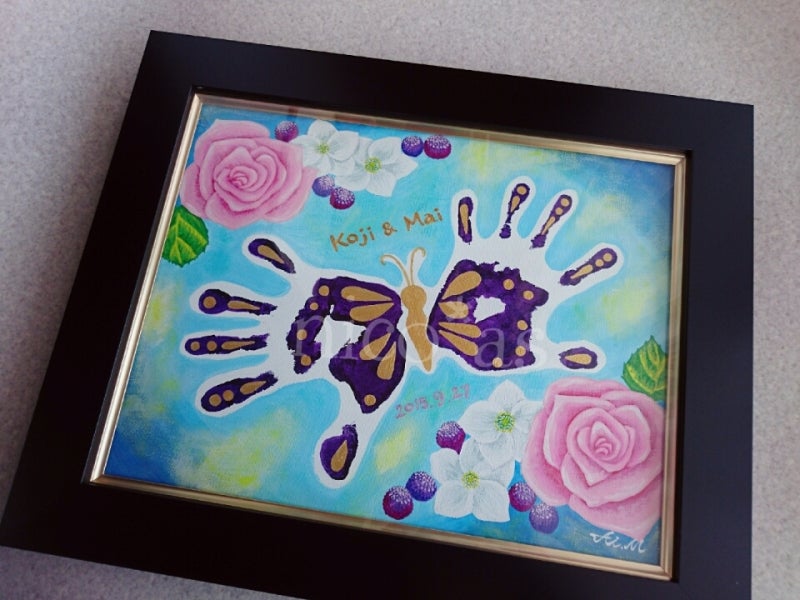 子どもの成長記録を残せる「手形・足形アート」を作ってみよう♡