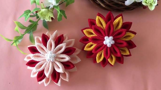 伝統工芸品「つまみ細工」に親しむ ２ 七五三の髪飾りみんなでつくるハンドメイド情報サイトホビースタイルHobbyStyle ホビスタホビー協会