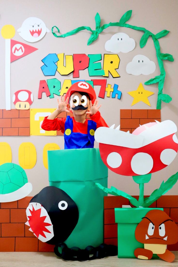 かわいい誕生日スーパーマリオクリップアート、スーパーマリオプリント、ベビーシャワーギフト、誕生日の日、マリオとルイージ、スーパーマリオラブステッカー- Etsy 日本