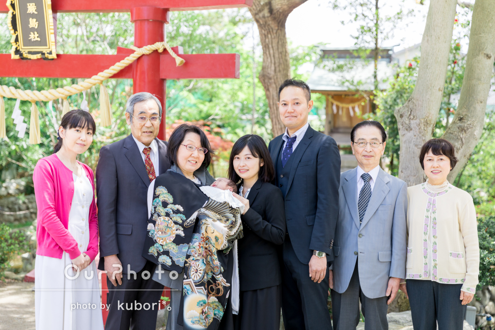 お宮参りは誰と行く？家族写真の服装・並び方・撮影場所について徹底解説！FUNmily by fotowa