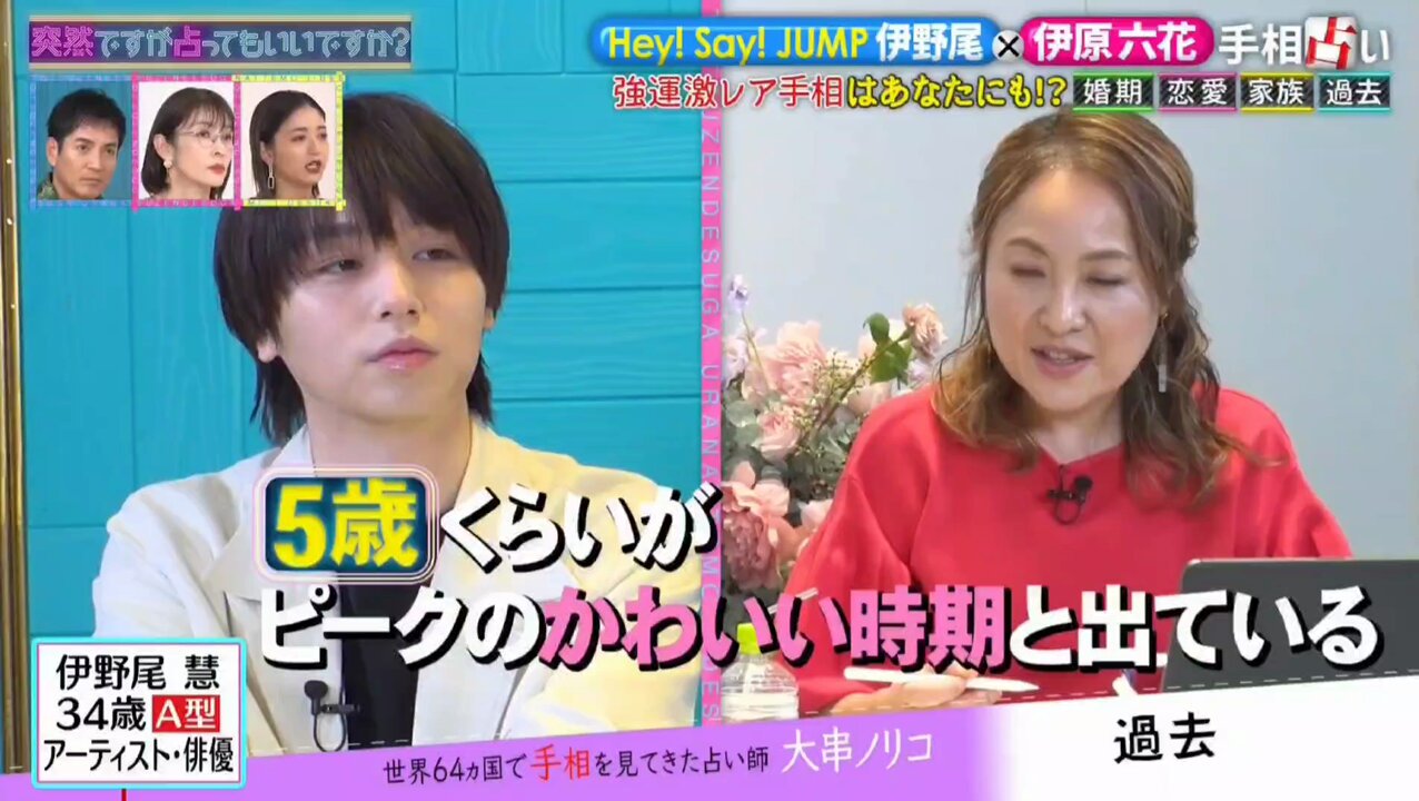 顔画像 伊野尾慧の家族構成はコチラ！母親と父親のルックスが最強すぎると話題に！スタエン