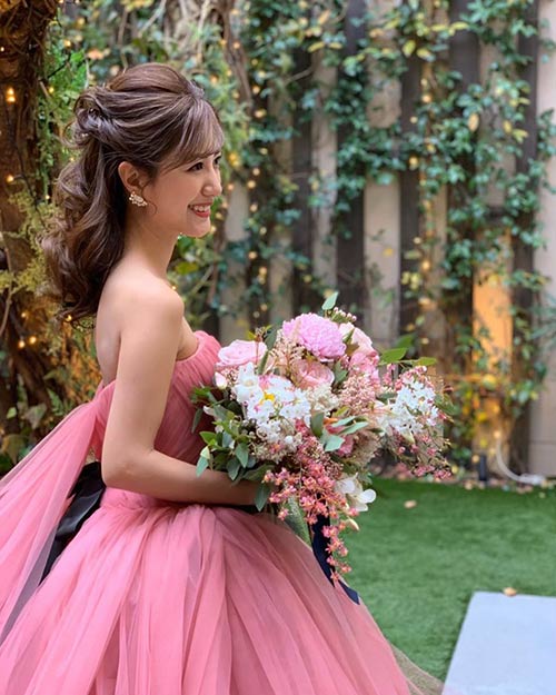 花嫁ヘアはハーフアップでかわいく♡レングス別きれいめスタイルHAIR