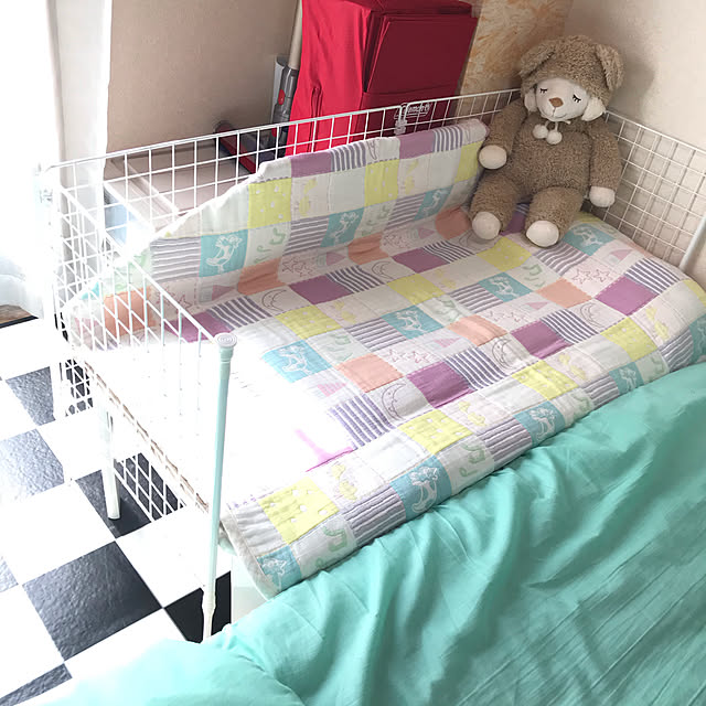 転落防止用ベッドフレームDiy-Life - イレクターで、できるワクワクを