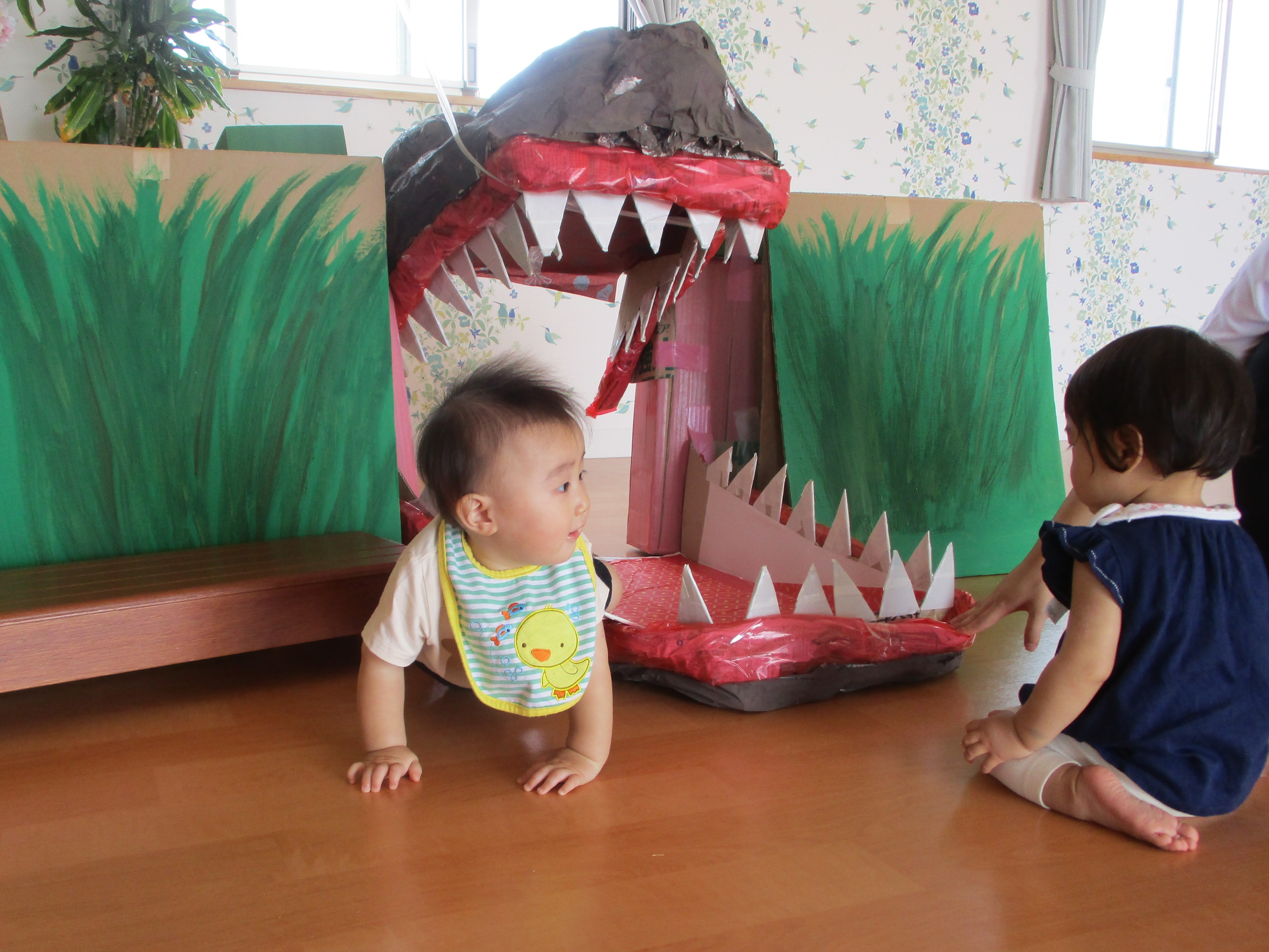 初イベント『夏祭りごっこ』制作報告② 〜玉入れゲームコーナー〜しゃぼん玉とばそ。〜幼稚園の先生日常記