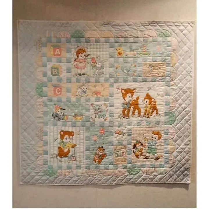 横田 Yokotaカントリーママ パッチワークキット ベビーキルト・おくるみ 5.マイエンジェル ベビーキルト キット」