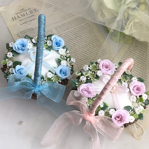 リングピロー かご の通販 by あきな's shopラクマ