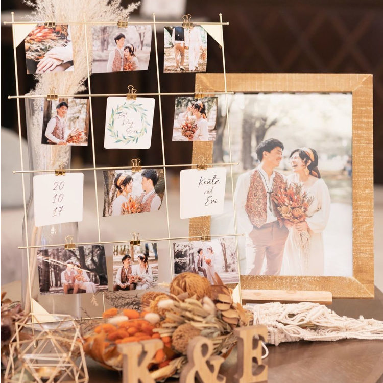 チェキ結婚式ウェルカムスペースチェキボード