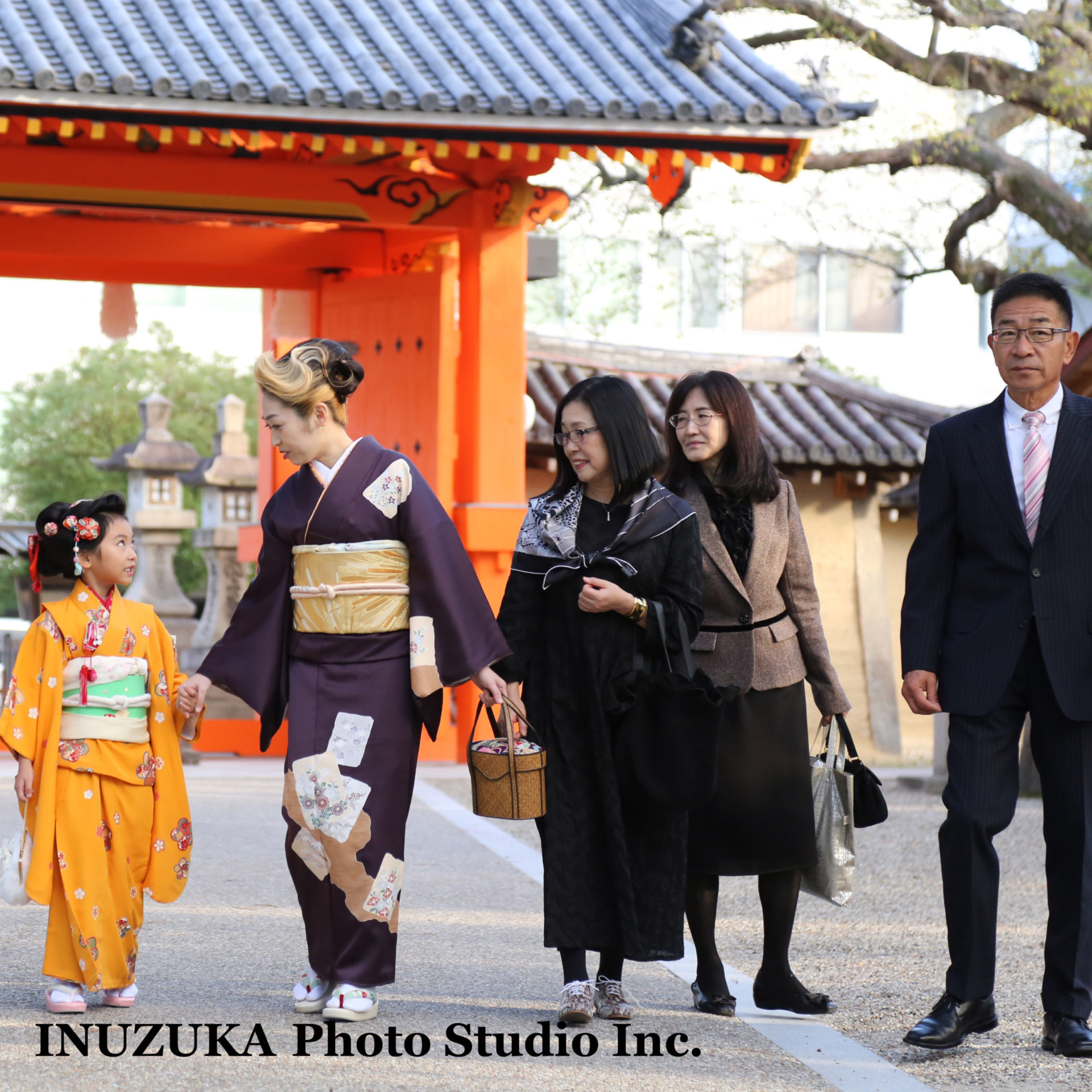 5歳&7歳仲良し姉弟の七五三写真撮影 店舗ブログプレシュスタジオ