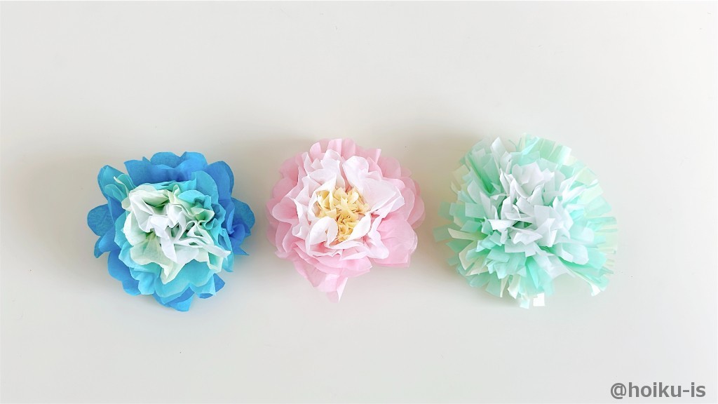 卒園・卒業のプレゼントに♪ お花紙で作るミニブーケ🌸