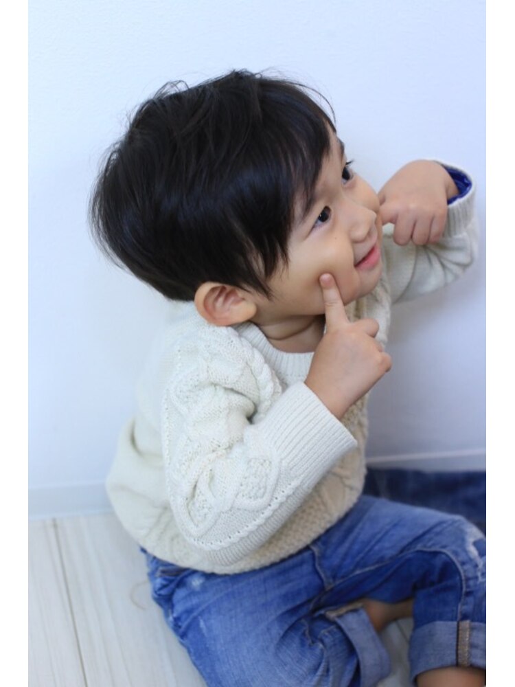 こどもの髪型 ナチュラルマッシュウルフチョキ友こども専門美容室チョッキンズキッズサロンCHOKKIN'S