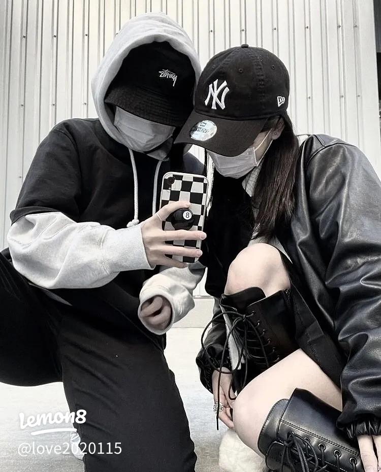 ペア画 韓国風2人TikTok