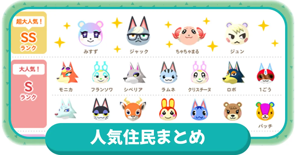 あつ森 新住民「スピカ」と人気住民「ジュン」をゲット！効率の良いキャンプサイト厳選Gamer Mam