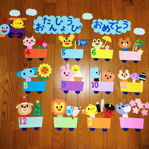 誕生表 壁面 絵本 キャラクター」の検索結果 - Yahoo!検索 画像壁面飾りプレゼントお誕生