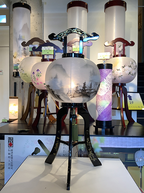 盆提灯 八女提灯 創作提灯 花しおり ぷちあかりひめ 絹二重絵P138720-06503g: 人形のゆめさき - 通販 -Yahoo!ショッピング