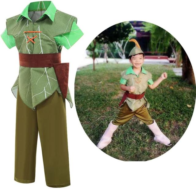 ピーターパン 帽子つき＞∥子供用プリンセスドレス・ディズニーコスチューム販売店 リトルプリンセスルーム