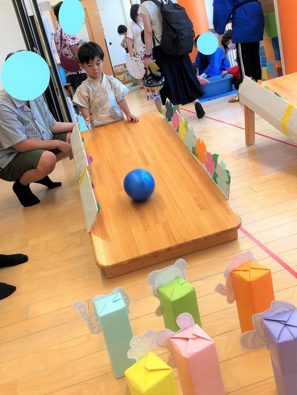 みんなの投稿 夏祭り ヒモ引きゲームの裏保育と遊びのプラットフォーム ほいくる