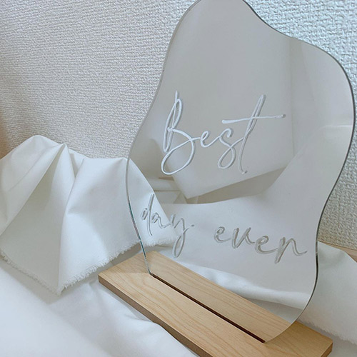 ステッカー 手書き風 ウェディングミラー ウェルカムミラー ウェルカムボード用ステッカー ウェルカムボード S&M Design Studio 通販16725855Creema クリーマ