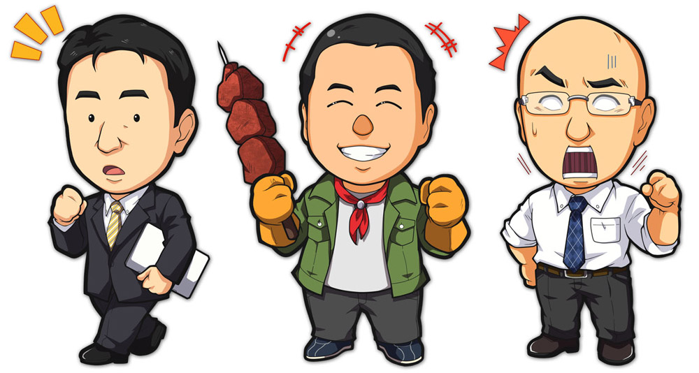 マイホームと家族の無料イラスト素材Good