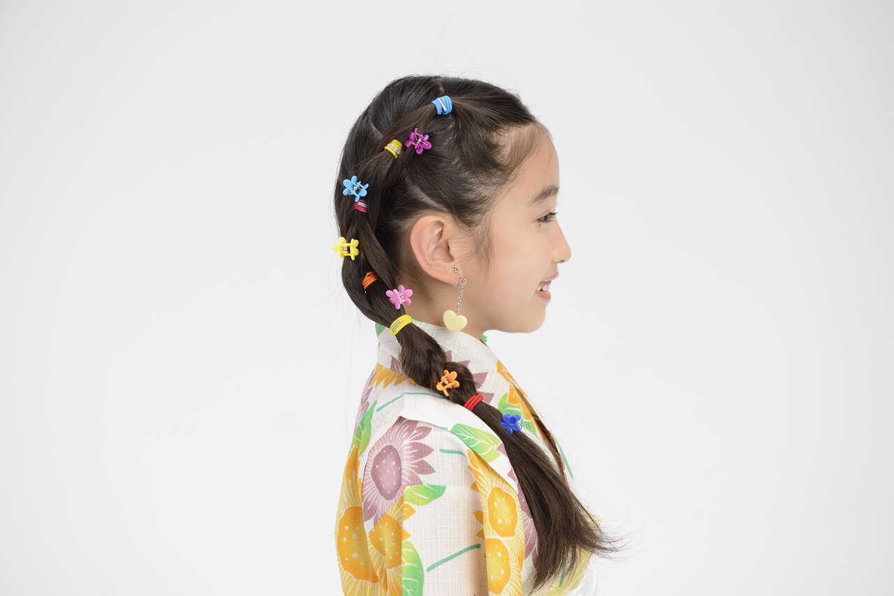 子どもの浴衣に似合う髪型は？ 押さえておきたいセルフアレンジの3つのポイント Hanakoママweb