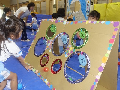 縁日ごっこ・お祭りごっこの手作りゲーム遊び〜定番からおもしろゲームまでいろいろ〜保育と遊びのプラットフォーム ほいくる