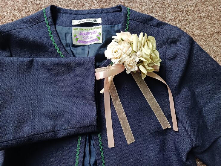 縫わない フェルトで作る桜のコサージュ入学式 How to make felt cherry blossom corsage