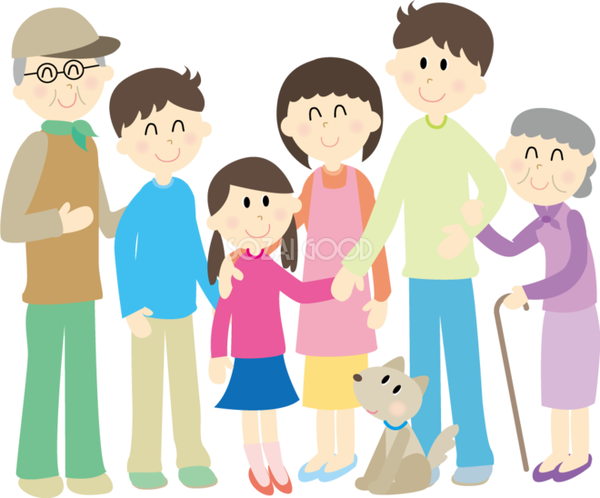 家族写真からの肖像画風イラスト - ランサーズ