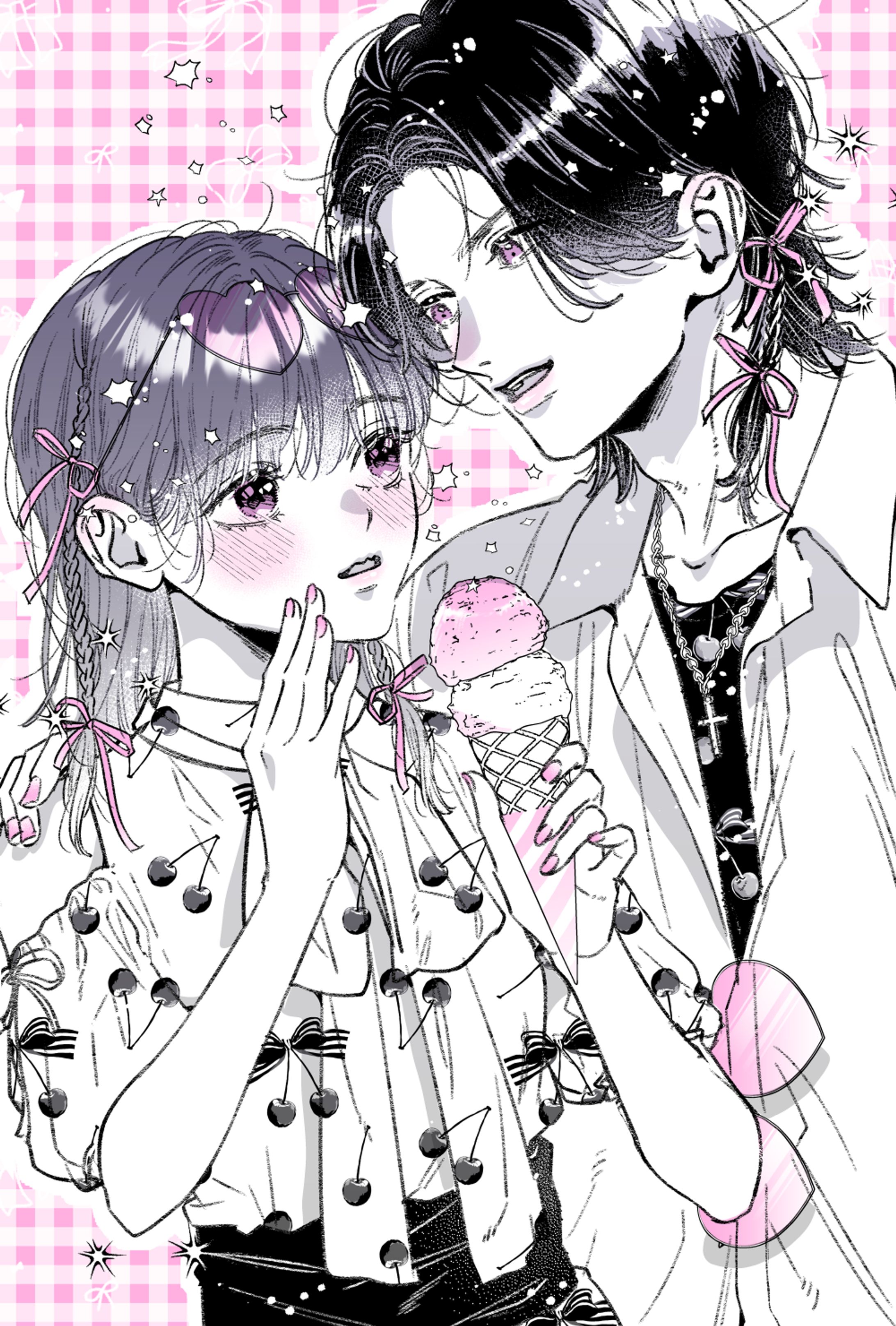 魅力的な男女ペア画のアイデア